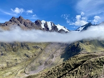 Mountains of Peru near Rainbow Mountain ft Altitude 