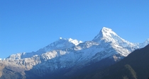 Mt Annapurna The th highest peak on the Planet Nepal 