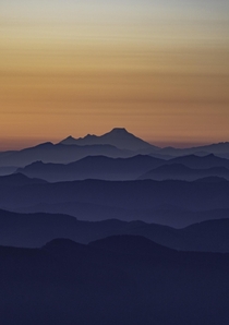 Mt Baker as seen from Mt Rainier