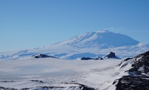 Mt Erebus Ross Island Antarctica The southernmost active volcano in the world 