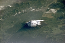 Mt Fuji from the International Space Station - 