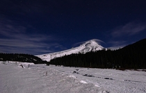 Mt Hood from White River snow park  x