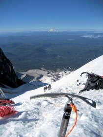 Mt Jefferson from near the summit of Mt Hood this weekend 