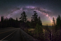 Mt Rainier National Park night skies are beautiful for stargazing and the Milky Way is easily visible to the naked eye