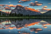 Mt Rundle Banff National Park Alberta  by Scott Bennie