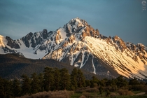 Mt Sneffels  the tallest peak in the San Juan Mountain Range in Colorado 