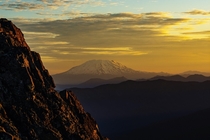 Mt St Helens at Sunrise WA   x 