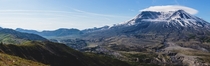 Mt St Helens from Johnston Ridge th Anniversary Visit - Dual-Screen Wallpaper 