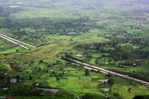 Mumbai-Pune Expressway in India 
