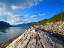 Muncho Lake in Northern British Columbia 