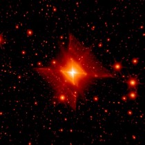 MWC  The Red Square Nebula --  What could cause a nebula to appear square No one is quite sure 