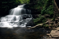 My attempt at capturing the Onondaga Waterfall at Ricketts Glen State Park PA 
