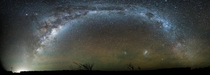 My attempt at stitching together an image of the full Milky Way ring Waitpinga South Australia 