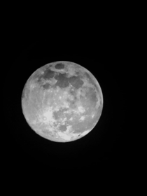My dad took this of the super moon Its nothing special but it keeps him busy during quarantine Hes quite new to photography with telescope so dont be harsh