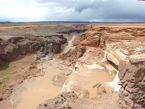 My favorite picture of Chocolate Falls in Northern Arizona 