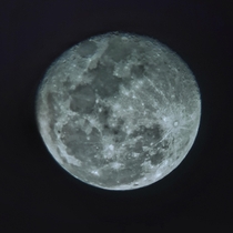 My first attempt at moon photography through my new telescope 