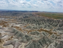 My first helicopter ride at Badlands National Park in South Dakota 