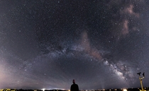 My first shot at the Milky Way panorama 
