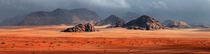 My home country of Jordan harbors my favorite panoramic and geological landscape - Wadi Rum 