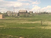 My ladyfriend sent me this pic of a ghost town from the train she took across the Dakotas 