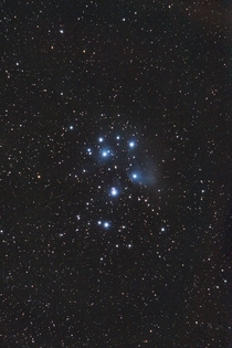 My photograph of Pleiades from the city 