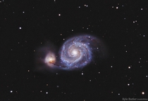 My shot of M The Whirlpool Galaxy