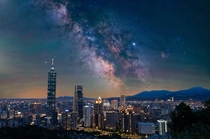 My shots from Taipei City and deep in the mountains show how the skies would look over the city without light pollution