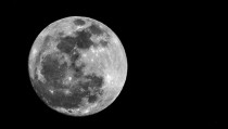 My ten-year-old DSLR didnt do too bad capturing the moon in its almost-full glory 