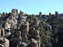 Narrow Rock Formations at Chiricahua National Park AZ 