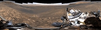 NASA releases  billion pixel panorama picture of Mars from the Curiosity rover link to full file in comments