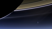 NASA Releases Image of Earth from Beyond Saturn Taken by Cassini on July   