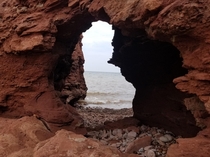 Natural frame in North Cape Prince Edward Island 