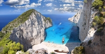 Navagio Beach Zakynthos Ionian Islands Greece - 