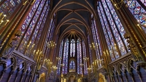 Nave of Sainte-Chapelle Paris 