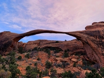 Nearing sunset - Landscape Arch Arches National Park 