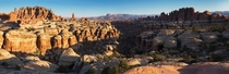 Needles District panorama in Canyonlands National Park The size and scale of the landscape here is incredible and I hope the high resolution does it justice 
