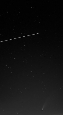 Neowise and ISS taken with S