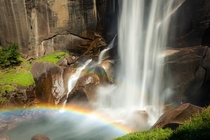 Never thought we will see a Rainbow over Vernal Falls Yosemite National Park California