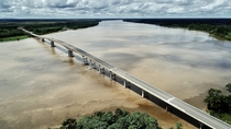 New Abuan Bridge over Madeira River  AcreRoraima - Brasil