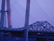 New and old Tappan Zee Bridges  