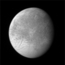 New Horizons image of Europa BampW 