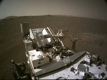 New image from perseverance rover It is safe on the surface of Mars