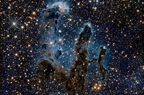 New Image of Eagle Nebulas Pillars of Creation