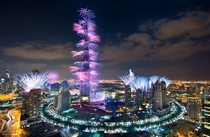 New Years Fireworks in Dubai 