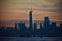 New York City NY in morning light