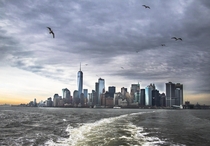 New York from the SI ferry