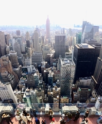 New York Vertical Panorama from the top of the Rock 