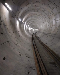 Newly constructed Tunnel for Mumbai Metro
