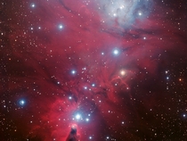 NGC  containing the Christmas Tree cluster and the Cone Nebula 