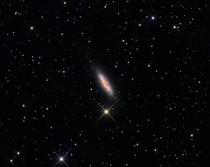 NGC - Dwarf Spiral Galaxy on the Edge 